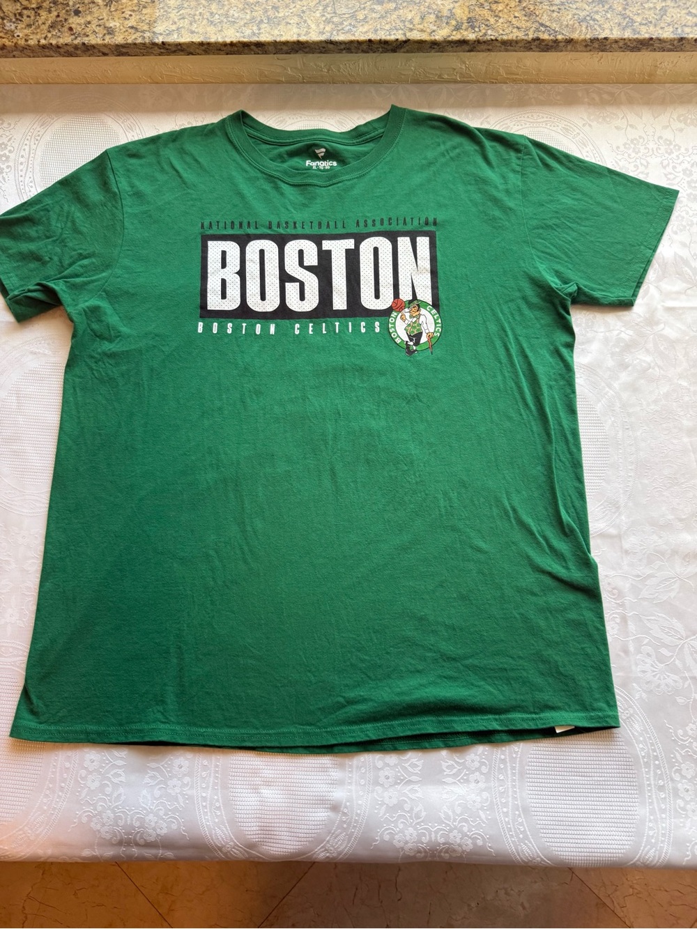 Fanatics Basketball Boston Celtics Jelly Green Graphic Tee Men’s Size XL